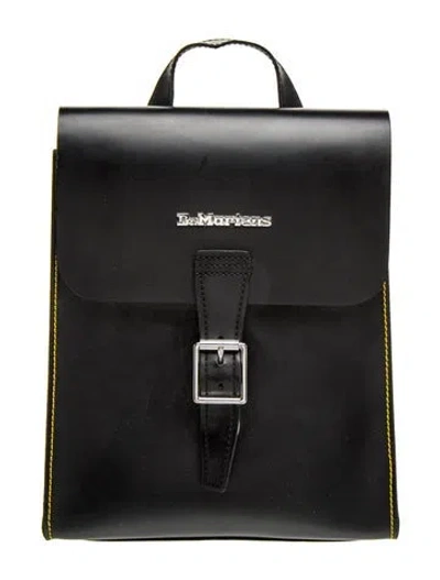 Pre-owned Dr. Martens Leather Backpack In Black