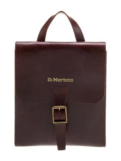 Pre-owned Dr. Martens Leather Backpack In Brown