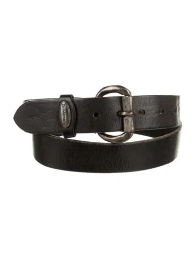 Pre-owned Dr. Martens Leather Belt In Black