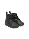 Dr. Martens' Leather Booties In Black
