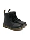 Dr. Martens Leather Boots In Black
