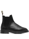 Dr. Martens Leather Boots In Black