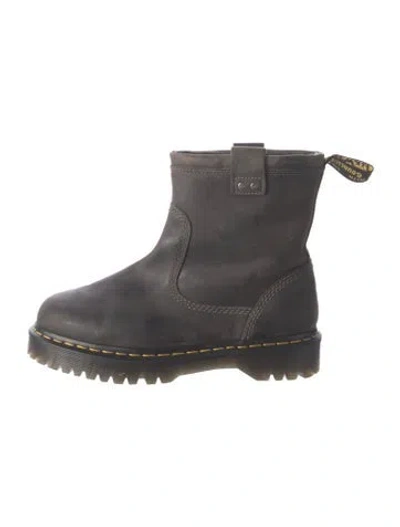 Pre-owned Dr. Martens Leather Boots In Black