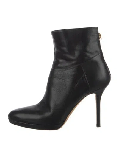 Pre-owned Dr. Martens Leather Boots In Black
