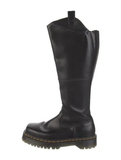Pre-owned Dr. Martens Leather Boots In Black
