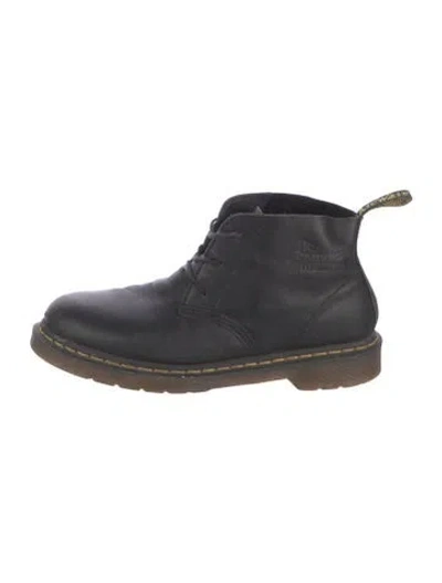 Pre-owned Dr. Martens Leather Boots In Black