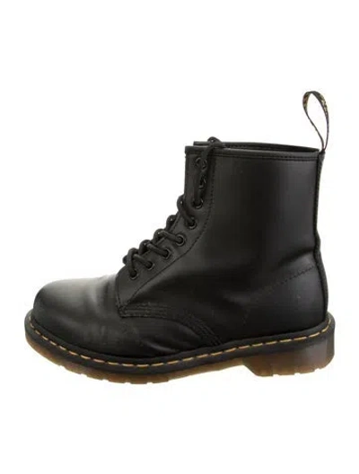 Pre-owned Dr. Martens Leather Boots In Black