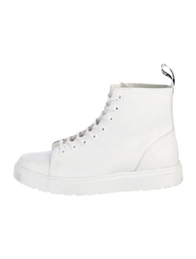 Pre-owned Dr. Martens Leather Boots In White