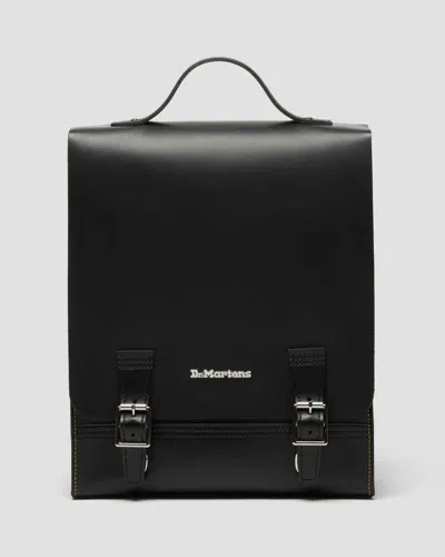 Dr. Martens' Leather Box Backpack In Black