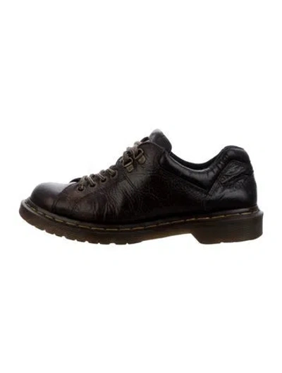 Pre-owned Dr. Martens Leather Brogues In Brown