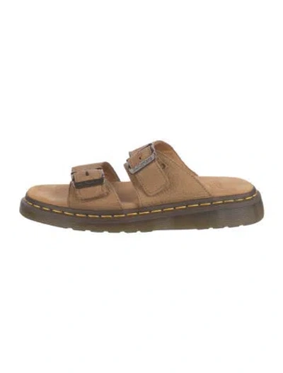 Pre-owned Dr. Martens Leather In Brown