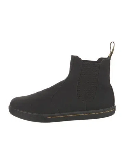 Pre-owned Dr. Martens Leather Chelsea Boots In Black