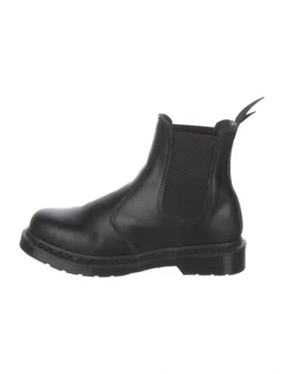 Pre-owned Dr. Martens Leather Chelsea Boots In Black