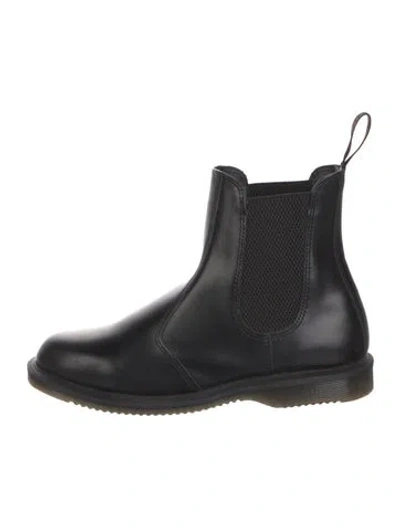 Pre-owned Dr. Martens Leather Chelsea Boots In Black
