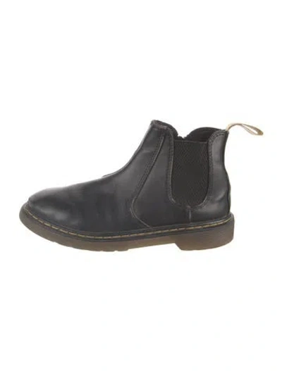 Pre-owned Dr. Martens Leather Chelsea Boots In Black