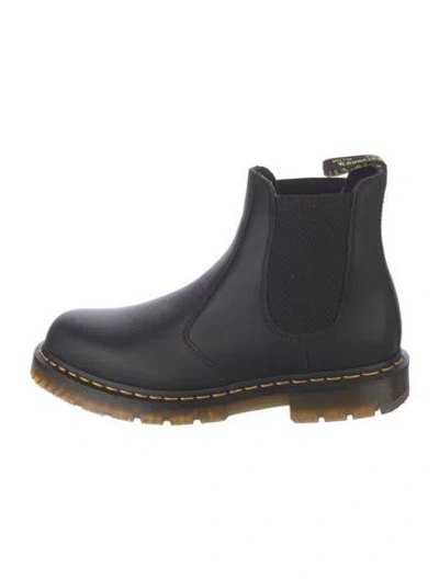 Pre-owned Dr. Martens Leather Chelsea Boots In Blue