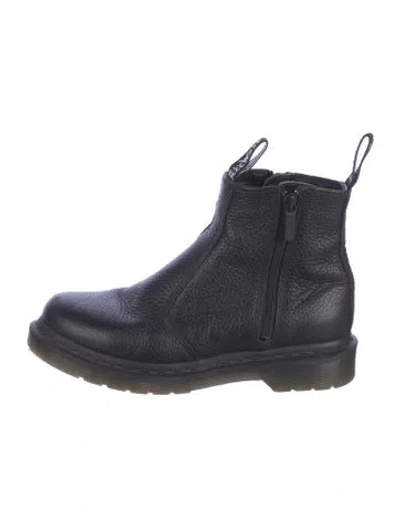 Pre-owned Dr. Martens Leather Chelsea Boots In Blue