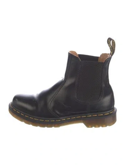 Pre-owned Dr. Martens Leather Chelsea Boots In Brown