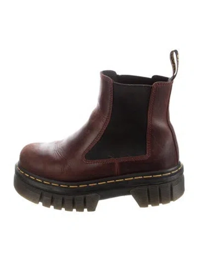 Pre-owned Dr. Martens Leather Chelsea Boots In Brown