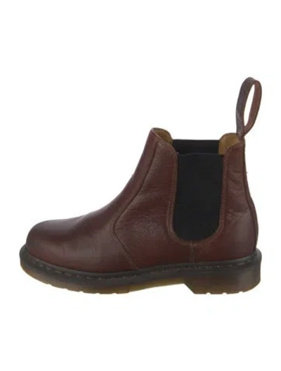Pre-owned Dr. Martens Leather Chelsea Boots In Brown
