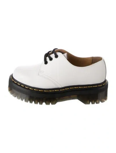 Pre-owned Dr. Martens Leather Chunky Sneakers In White
