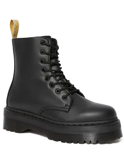 DR. MARTENS' LEATHER COMBAT BOOTS