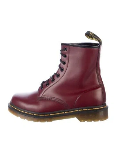Pre-owned Dr. Martens Leather Combat Boots