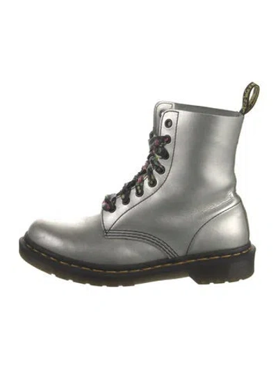Pre-owned Dr. Martens Leather Combat Boots