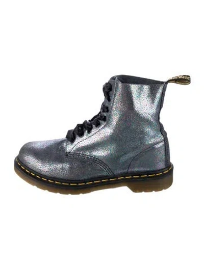 Pre-owned Dr. Martens Leather Combat Boots
