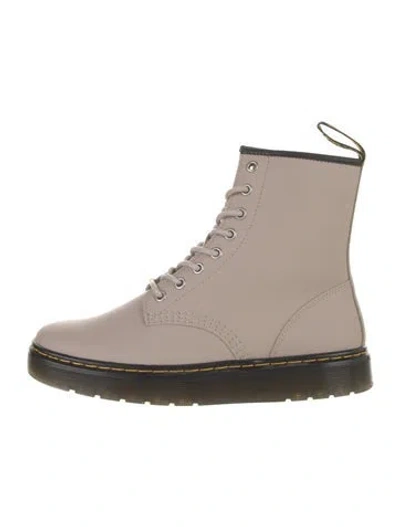 Pre-owned Dr. Martens Leather Combat Boots In Multi