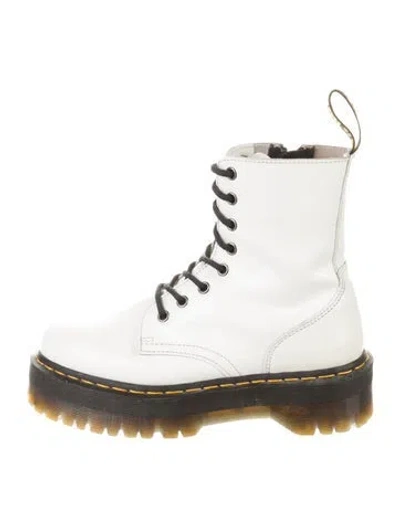 Pre-owned Dr. Martens Leather Combat Boots In Multi