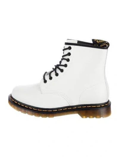 Pre-owned Dr. Martens Leather Combat Boots In Multi
