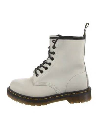Pre-owned Dr. Martens Leather Combat Boots In Multi