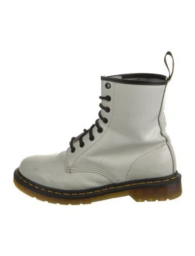 Pre-owned Dr. Martens Leather Combat Boots In Multi