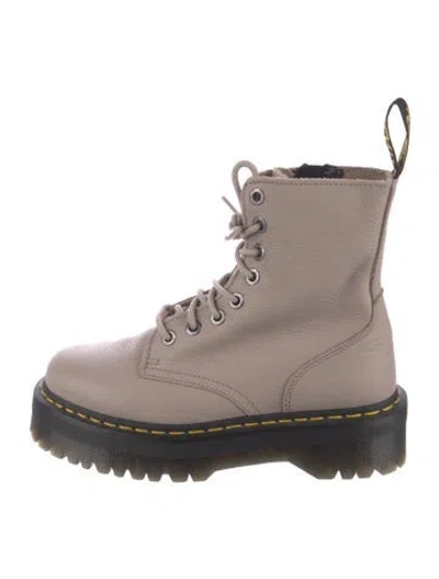 Pre-owned Dr. Martens Leather Combat Boots In Multi