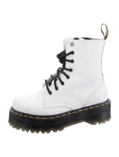 Pre-owned Dr. Martens Leather Combat Boots In Multi