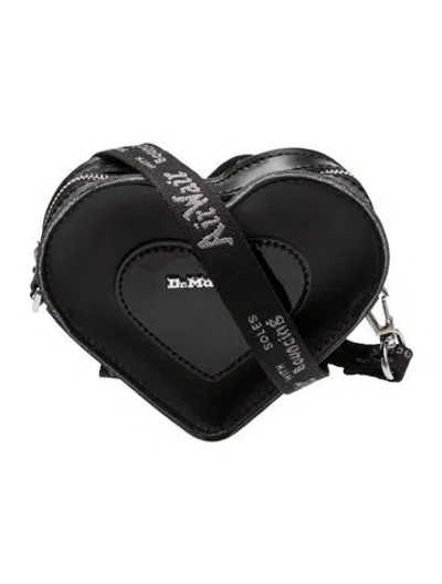 Pre-owned Dr. Martens Leather Crossbody Bag In Black