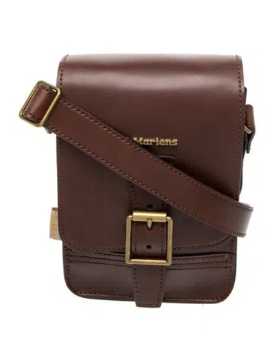 Pre-owned Dr. Martens Leather Crossbody Bag In Brown