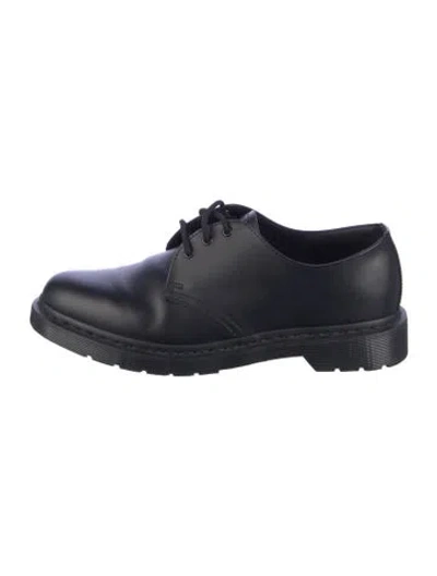 Pre-owned Dr. Martens Leather Derby Shoes In Black