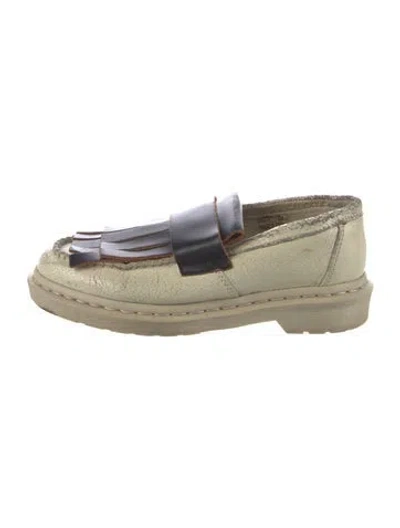 Pre-owned Dr. Martens Leather Espadrilles In Neutral
