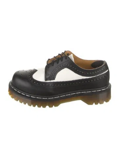 Pre-owned Dr. Martens Leather Eyelet Trim Oxfords In Multi