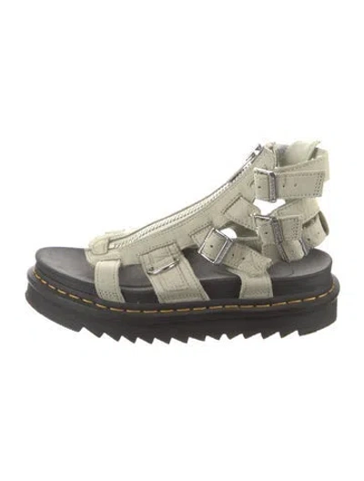 Pre-owned Dr. Martens Leather Gladiator Sandals In Multi