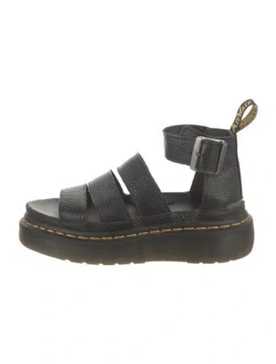 Pre-owned Dr. Martens Leather Lace-up Boots In Black