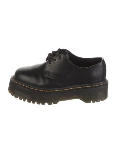 Pre-owned Dr. Martens Leather Lace-up Boots In Black