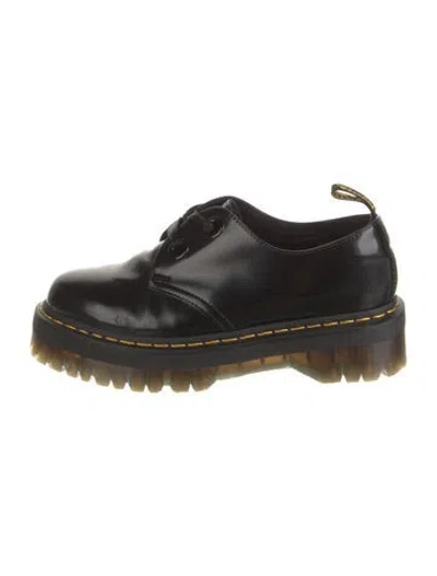 Pre-owned Dr. Martens Leather Lace-up Boots In Black