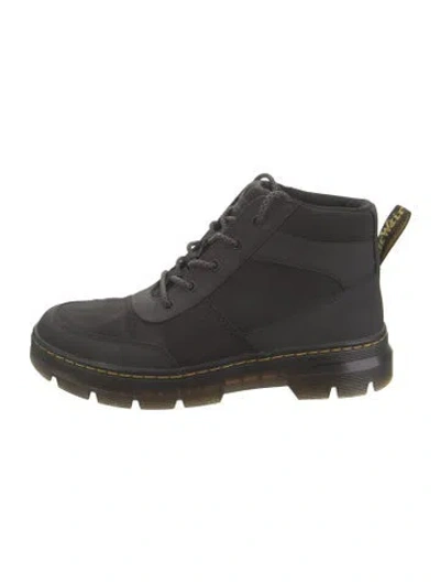 Pre-owned Dr. Martens Leather Lace-up Boots In Black