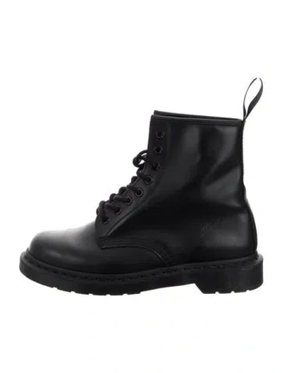 Pre-owned Dr. Martens Leather Lace-up Boots In Black