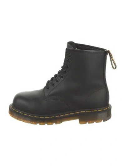 Pre-owned Dr. Martens Leather Lace-up Boots In Black