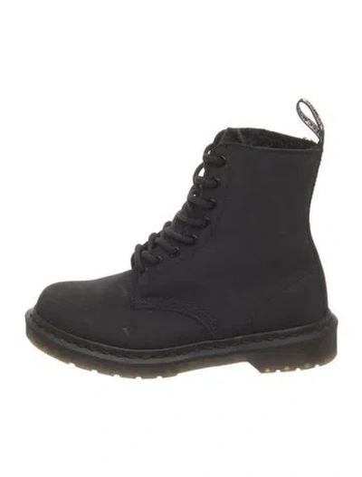 Pre-owned Dr. Martens Leather Lace-up Boots In Black