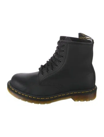 Pre-owned Dr. Martens Leather Lace-up Boots In Black